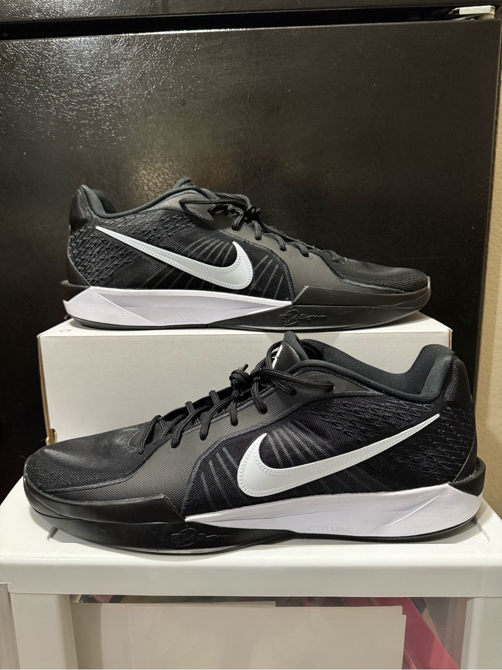 Nike Sabrina 2 TB RARE Promo Black White HM5038-003 Size Wmns 19.5 Size Mens 18